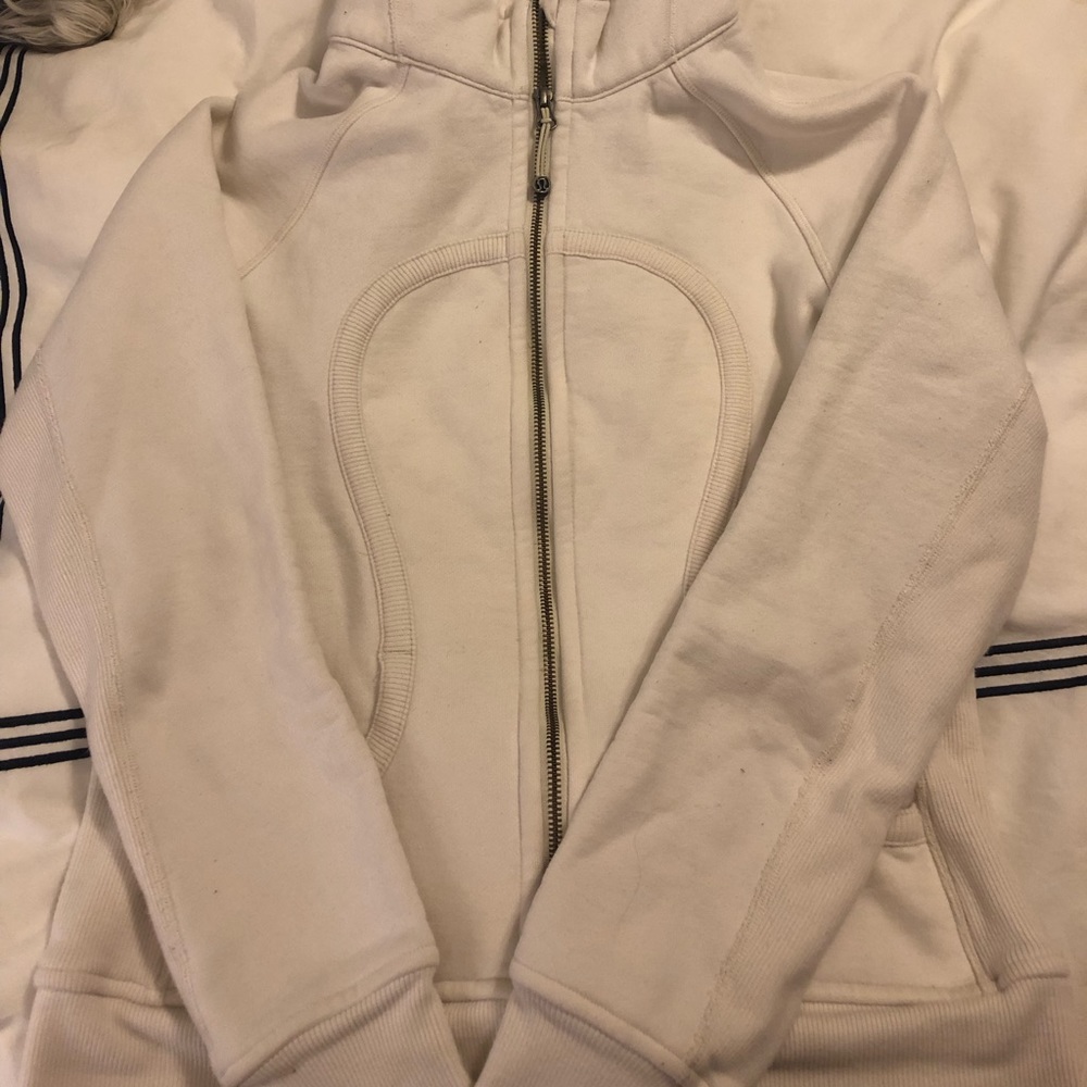 Lululemon classic cotton sweatshirt in cream